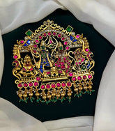 Jadau Shiva parivar Pendant - KP007